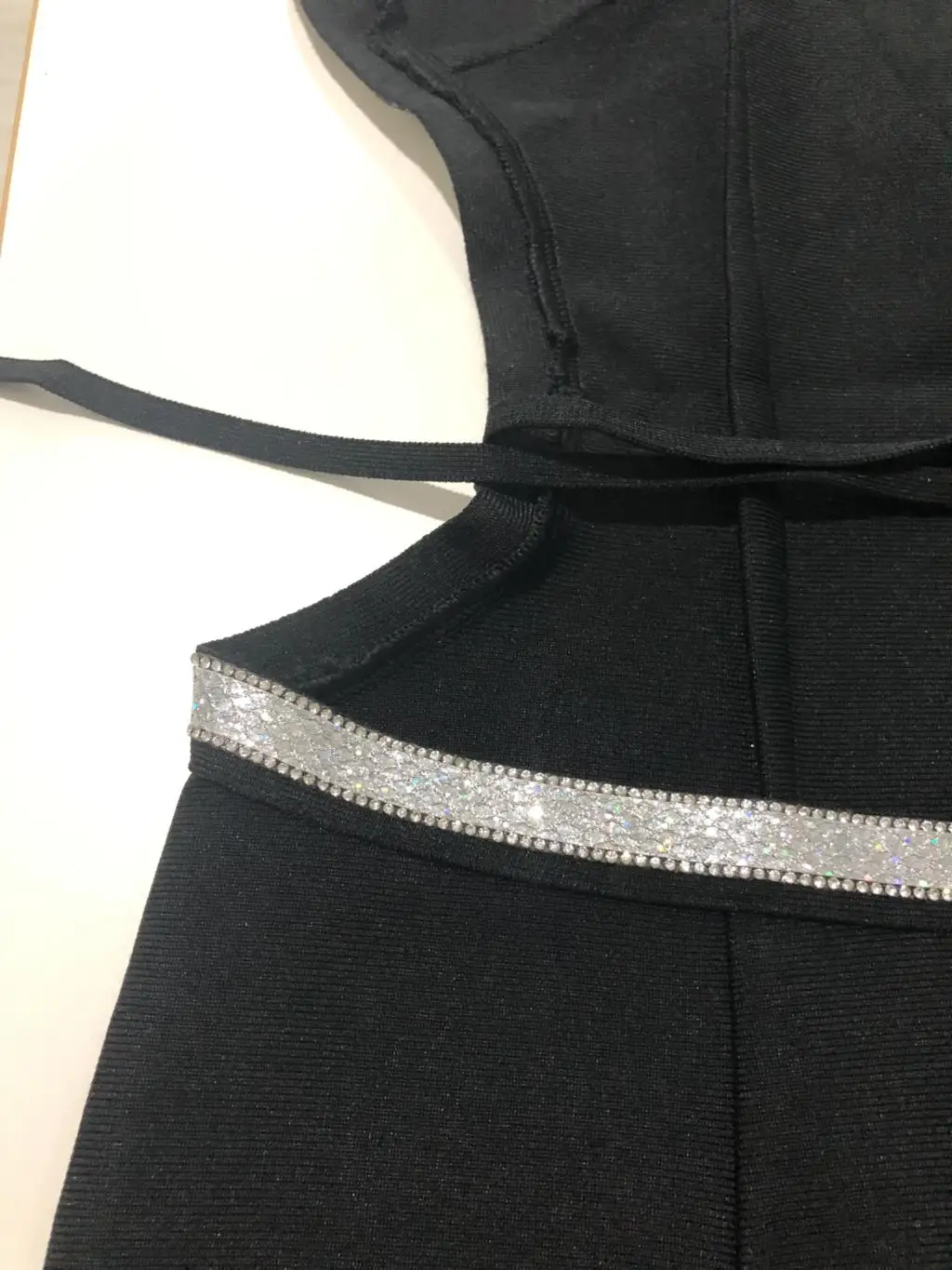 

Sale Summer Dress Women 2019 Sexy Fashion Sequins Black Bandage Dress Elegant Mini Club Party Dress Vestido