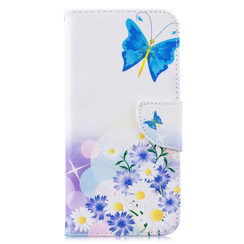 Butterfly Flower Модные шлейфа флип чехол для samsung Galaxy J5 чехол-футляр для samsung Grand премьер-профессионал J7 Next Core Neo J415 J610 J400 - Цвет: Butterfly Flower