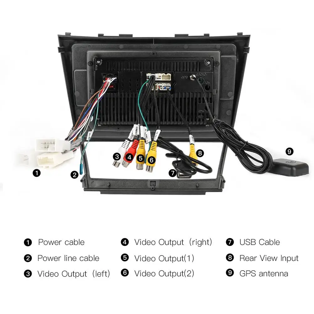 Автомобильный стереопроигрыватель на руль 10 1 дюйма для Android 8 0 GPS Toyota Camry 2006 2007 2008