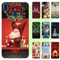 christmas series christmas lights soft silicone case for honor 50 30 20 10 9 lite pro 30s 10i 8a x8 9a cover