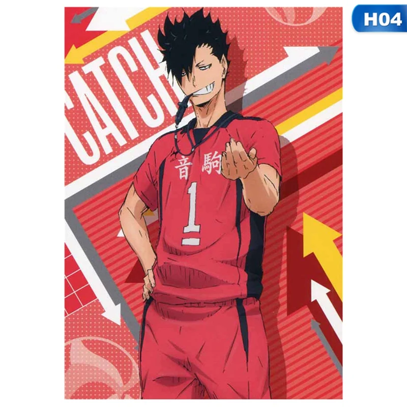 Аниме Haikyuu 29x42 см школьный волейбольный настенный свиток картина для дома спальни