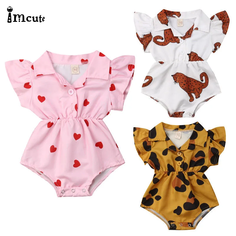 Imcute/брендовая одежда для новорожденных и маленьких девочек боди малышей с