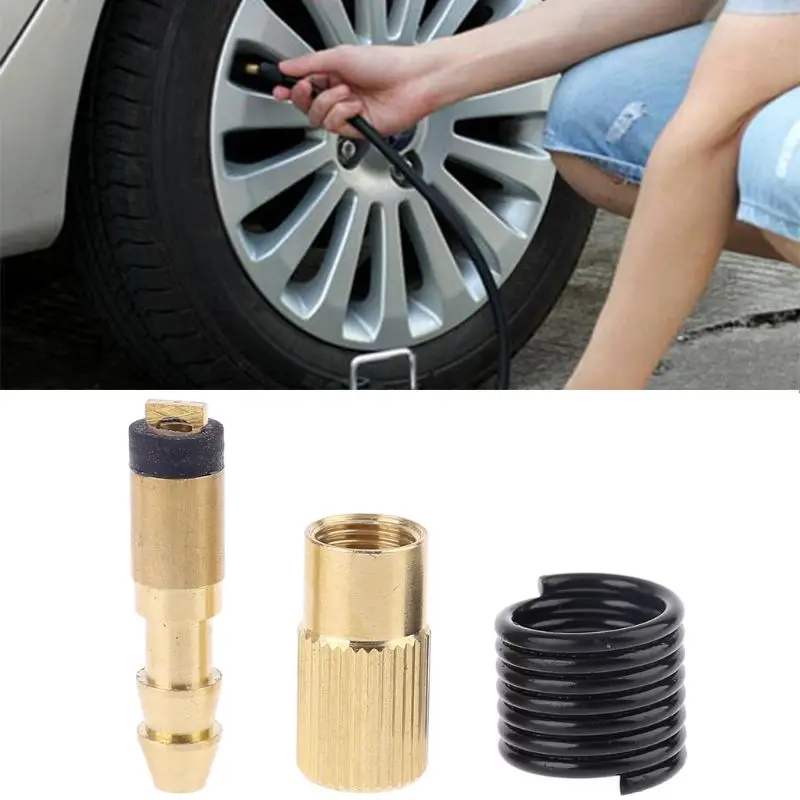 

1set Tire Inflator Blow Gun Adapter Nozzle for standard pump Air Compressor Twist-On Type with Barb Connector