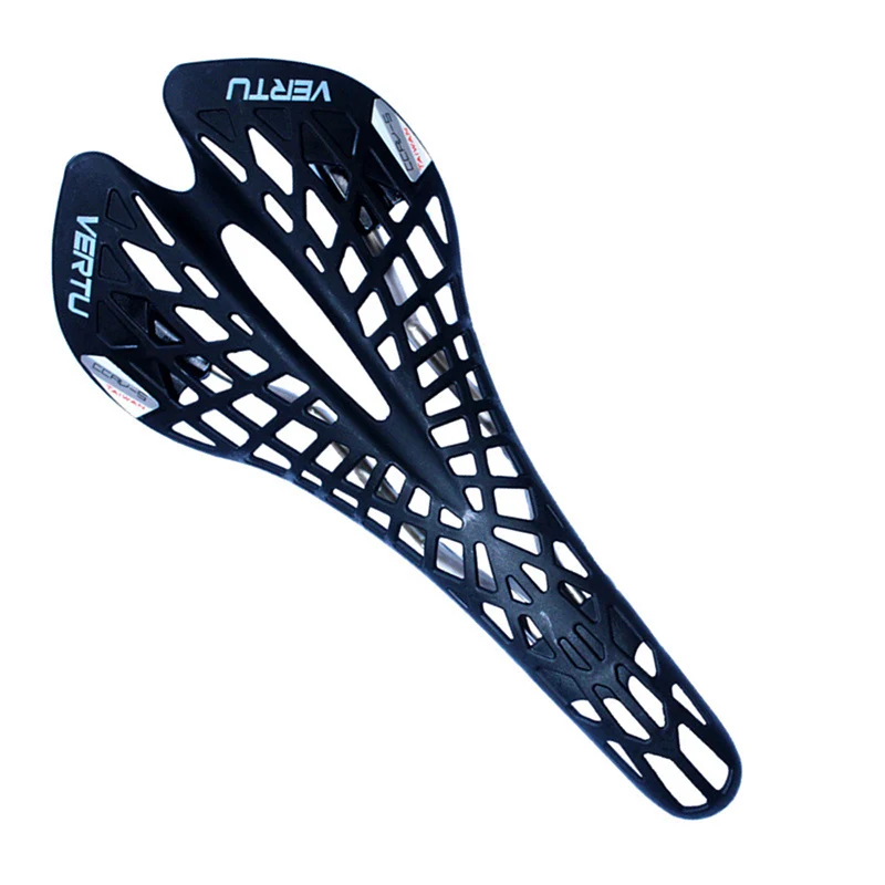 

Ultralight Plastic Bicycle Saddle MTB Road Bike Ergonomic Hollow Seat Spider Cushion Breathable Cycling Front Seat Mat BC0350