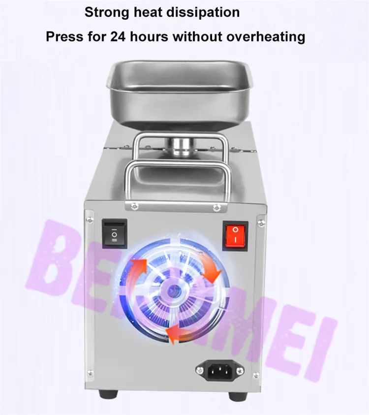 

BEIJAMEI Automatic hot cold oil press machine commercial squeeze peanut sesame oil presser machine high oil extraction rate