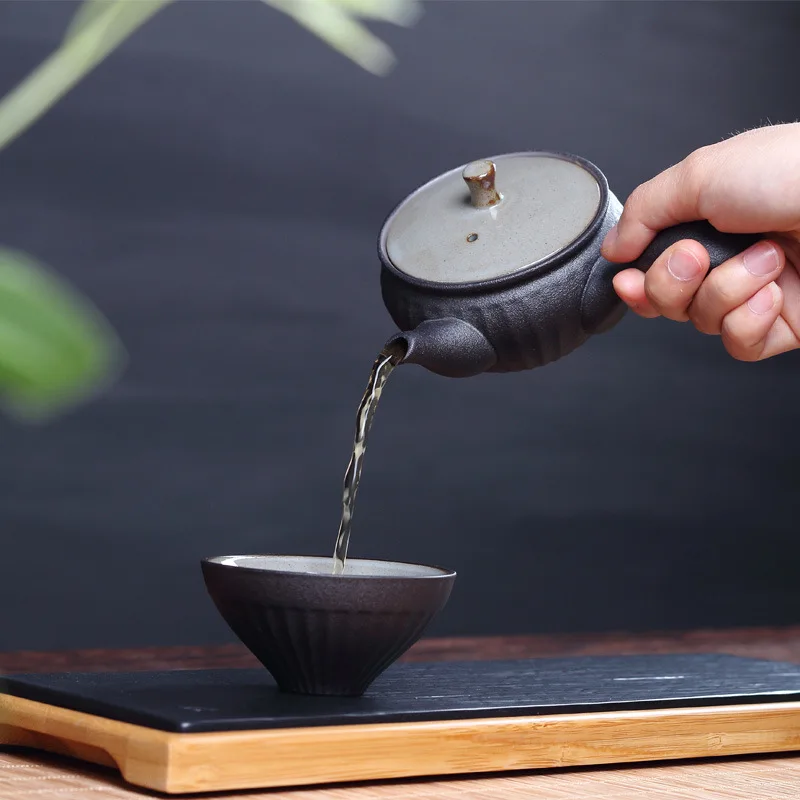 The Japanese Side Pots Set Ceramic Kung Fu Tea A Pot of Two Cups Gift Box with Cup Sets Chinese | Дом и сад