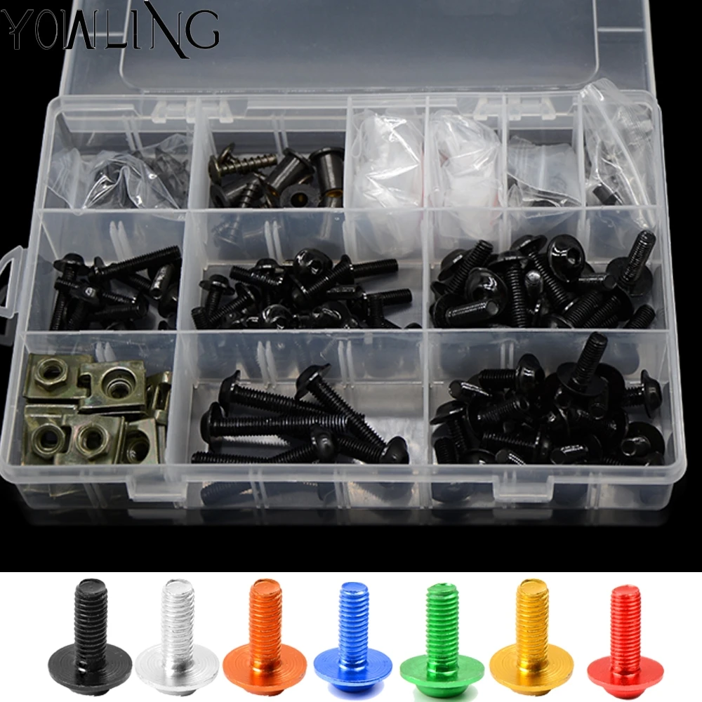

Motorcycle Fairing Body Bolt Kit Screw Spire Speed Fastener Clip Mounting Nut For SUZUKI GSR600 2011 2012 2013 2014 2015 2016