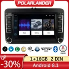 Автомобильный радиоприемник 2 Din 7 дюймов Android авто GPS навигация WIFI Bluetooth Mirror Link для Bora Golf Polo Volkswagen Passat B6 B7 Touran