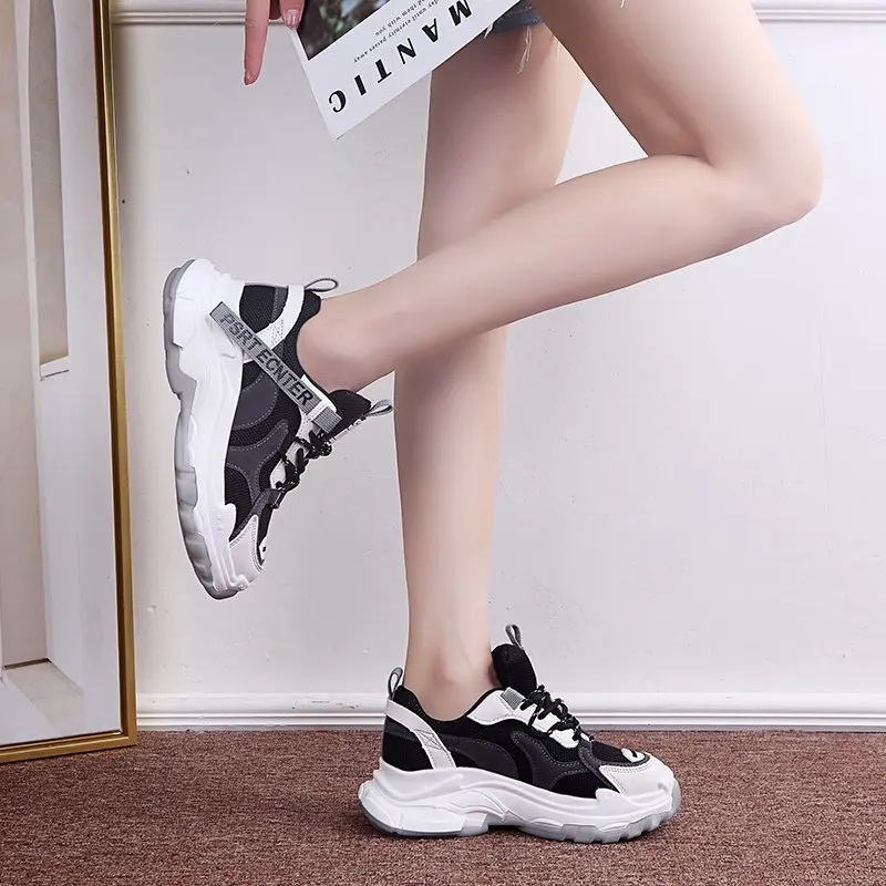 

Spring/Summer 2020 new fashion daddy shoes female trend wild student breathable mesh casual sports shoes X151