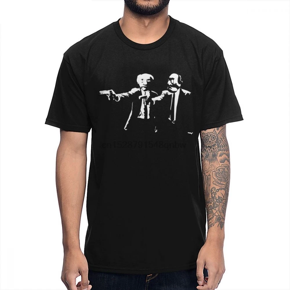 Muppet Show Statler Waldorf Футболка классический фильм с балкона качественная футболка Crewneck