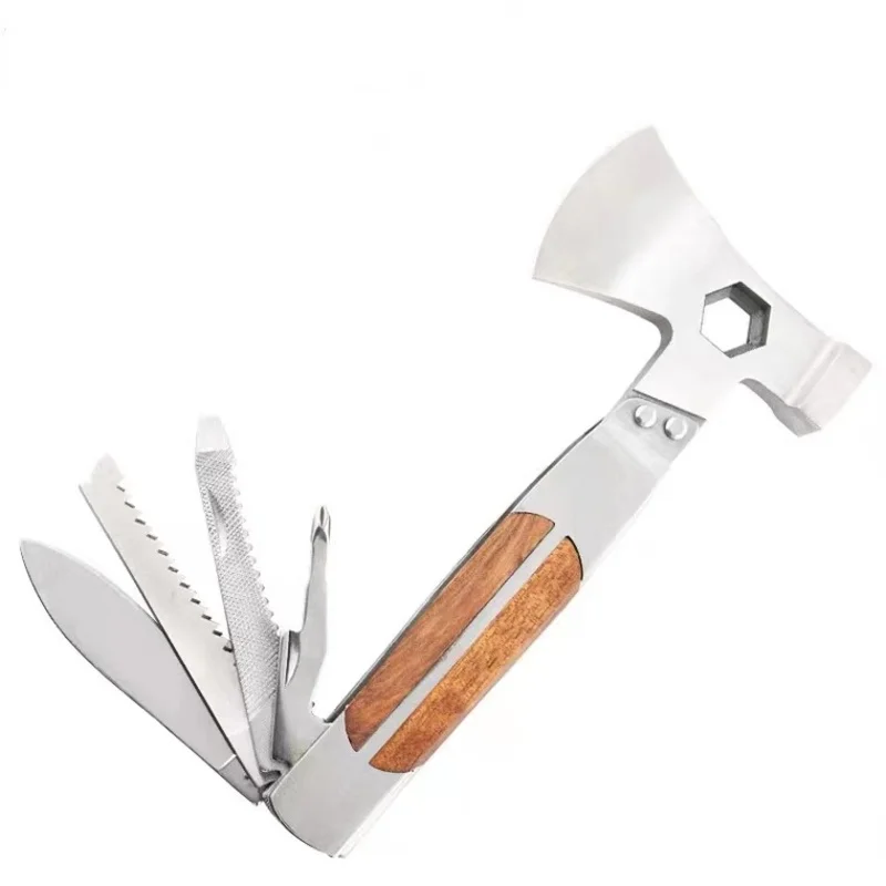 

10 Functions In One Multi-Tool Hammer Axe Portable Self-Defense Survival Repair And Maintenance Camping Tent Travel Outdoor Home