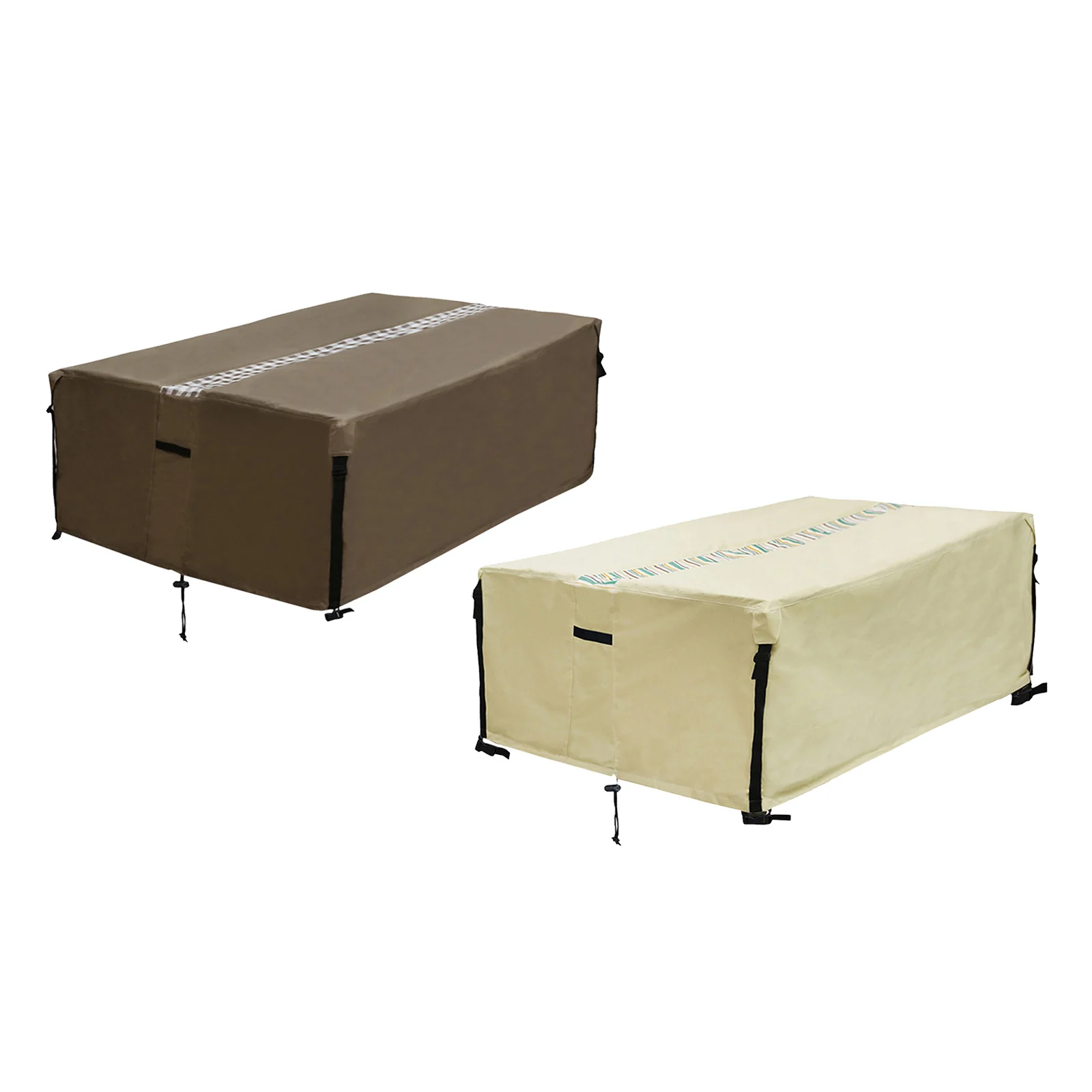 600D оксфордская ткань патио/открытый обеденный квадратный стол искусственный