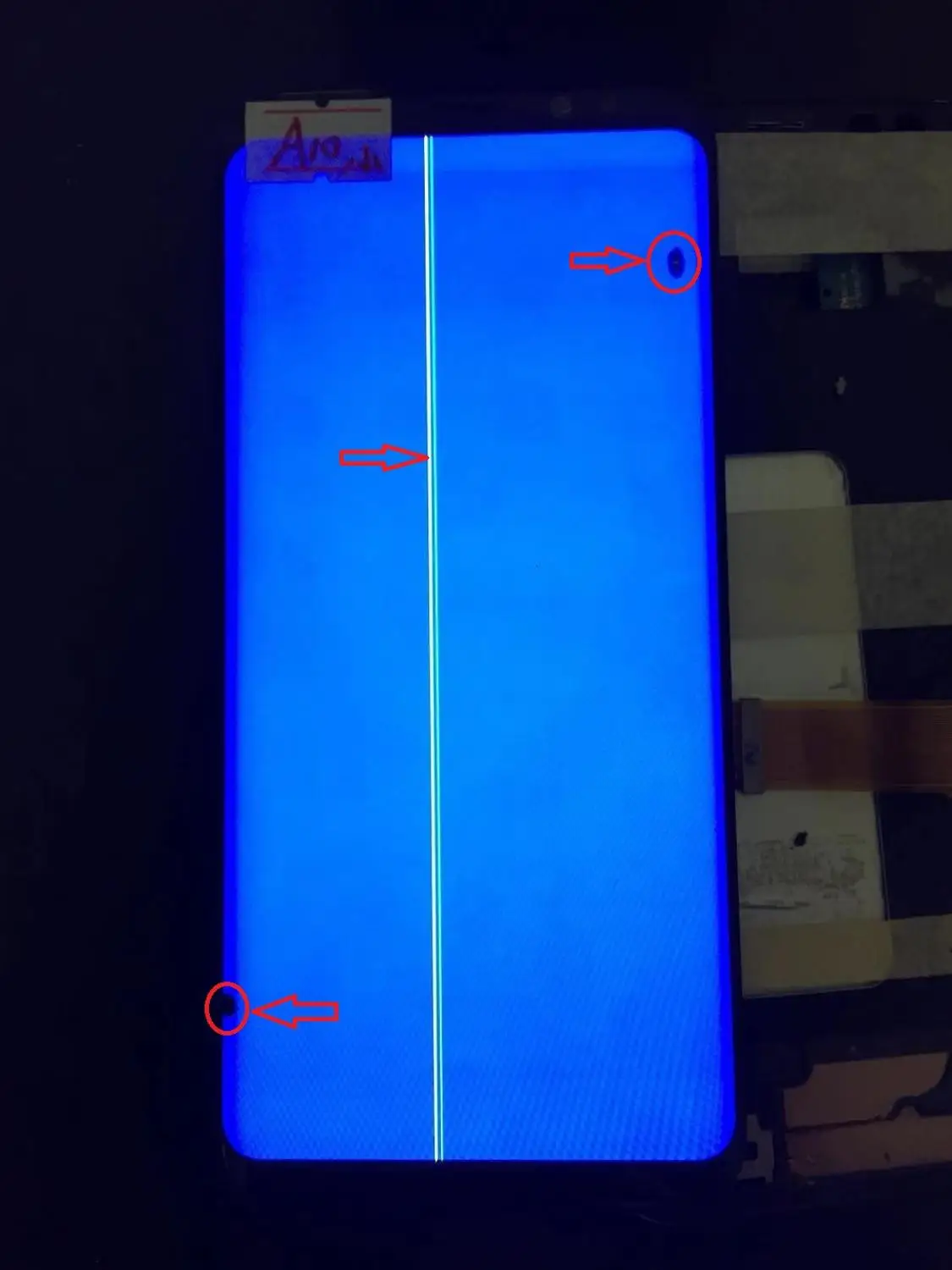 NO.A10 AMOLED с линией для samsung Galaxy S8 PLUS G955A G955U G955F ЖК-дисплей кодирующий преобразователь сенсорного экрана в сборе - Цвет: NO.A10