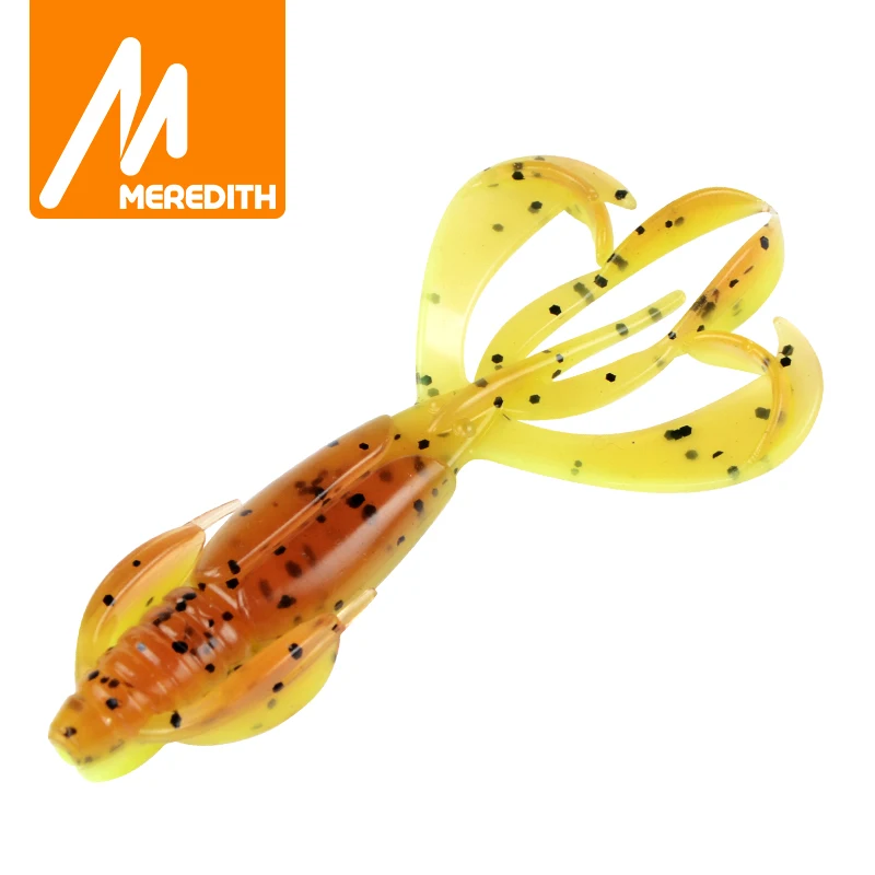 Рыболовные приманки MEREDITH Crazy Flapper 90 мм/6 1 г 10 шт./лот мягкие для рыбалки Мягкая