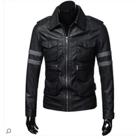 hot men autumn winter jacket motorcycle leather jackets male business casual coats brand new clothing overcoat s 5xl