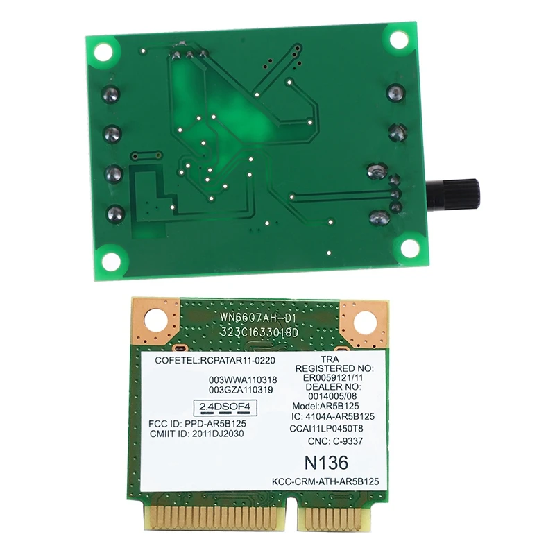 Бесщеточный контроллер постоянного тока 5 12 В 1 шт. платы и мини карта Wi Fi PCI E DW1506