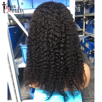 kinky curly 13x6 lace frontal wig 3b 3c brazilian lace front human hair wigs for women ever beauty remy