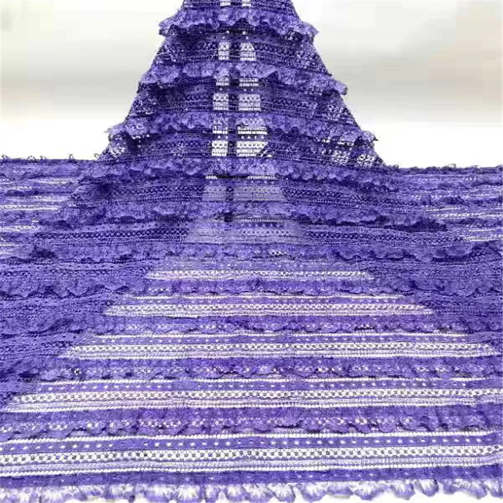 

Madison Luxury lace fabric high quality 3d lace fabric embroidery tulle french lace for african bridal dress