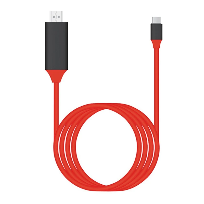 USB 3.1 Type C USB-C to 4K HDMI HDTV Cable for Samsung Galaxy S8 Book Red & Mini Electric Fan | Бытовая техника