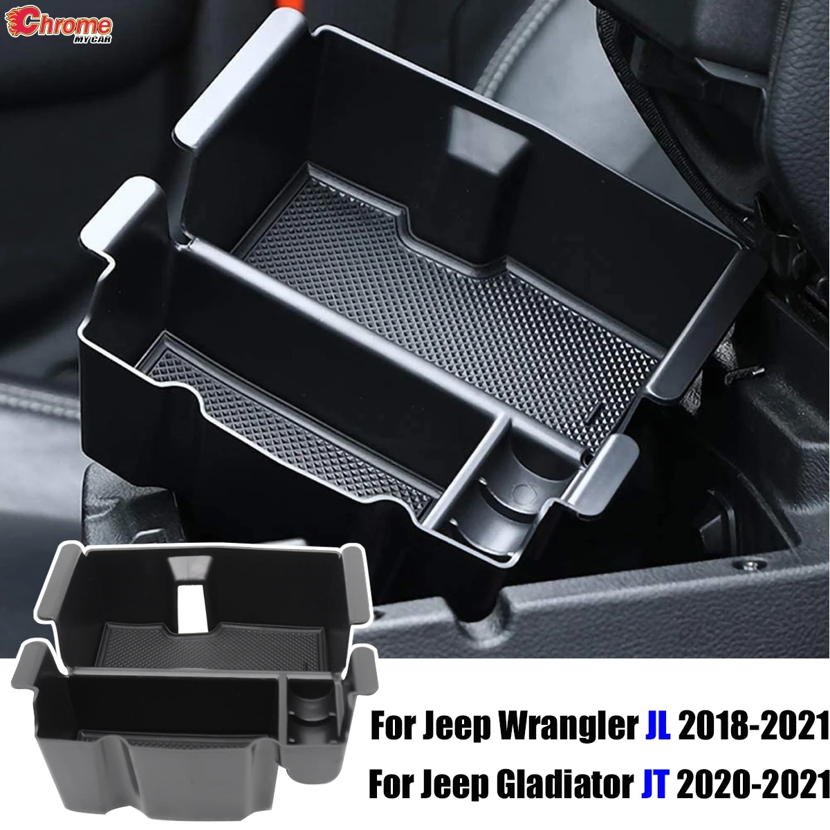 Для Jeep Wrangler JL JLU Gladiator JT центральная консоль Органайзер подлокотник коробка для