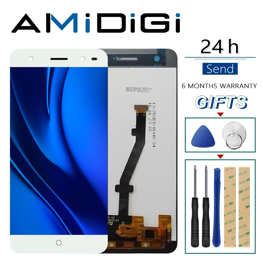 For ZTE Blade V7 Lite LCD Display + Touch Screen Digitizer Assembly Replacement Phone+tools | Мобильные телефоны и