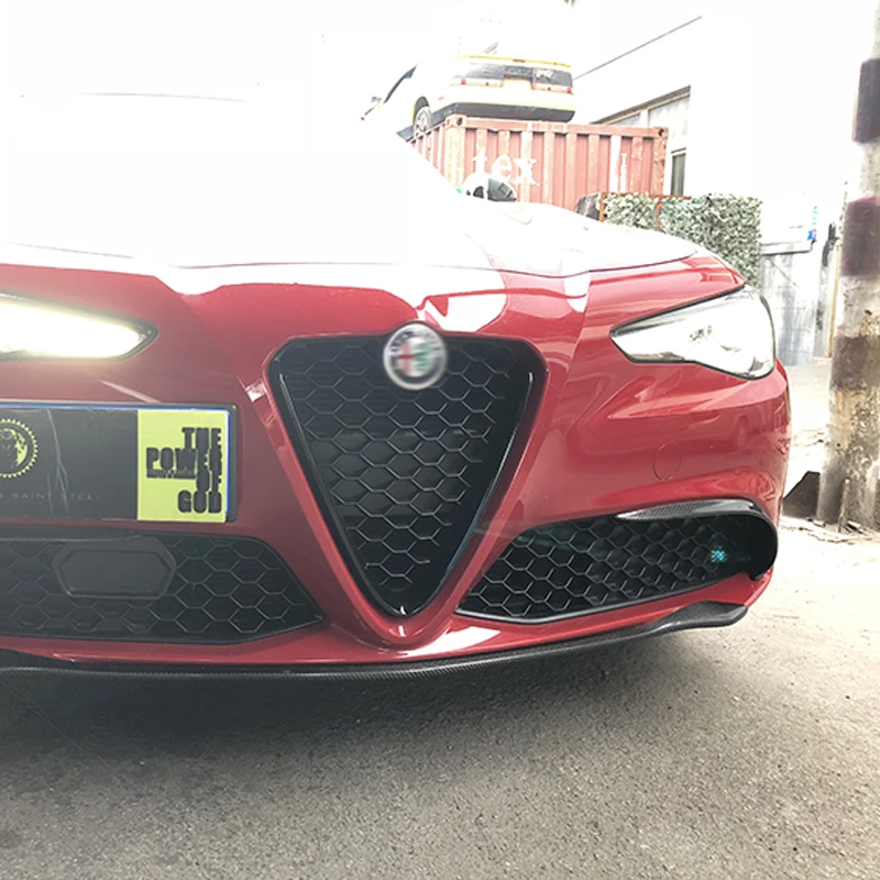 Автомобильный сетчатый ветровой нож из углеродного волокна декоративная полоса