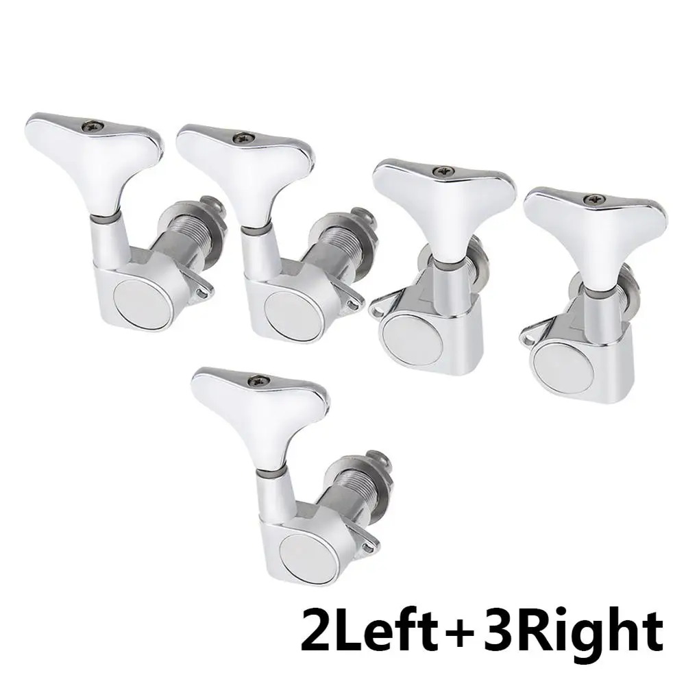 5 струнный бас тюнер 2R + 3L хромированная гитара герметичные Колки машинная