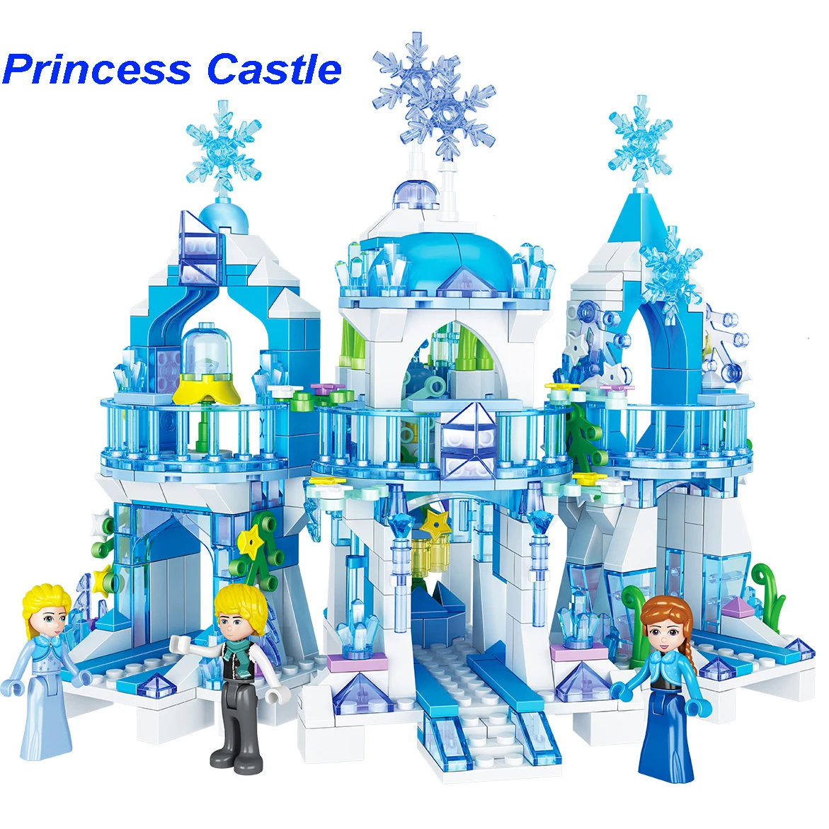 Новинка Замок принцессы Снежная королева игрушки для девочек набор строительных