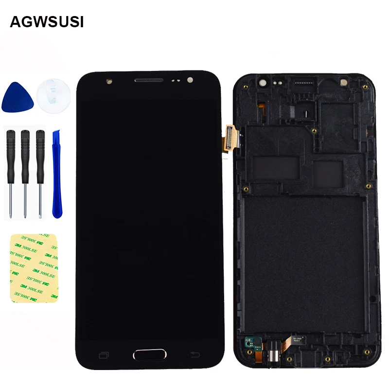 Для Samsung J5 2015 ЖК дисплей J500F дигитайзер J500 J500FN J500M сенсорный экран в сборе сменная