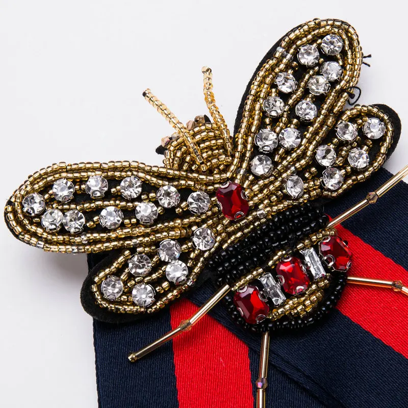 Дизайнерские Броши для женщин брендовая роскошная брошь с бантом из ленты ручной