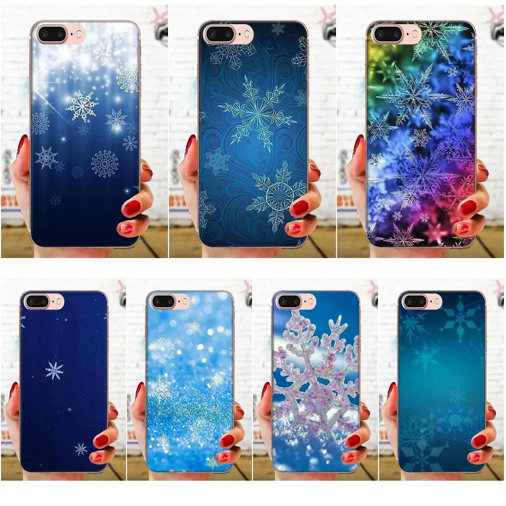 Снежинка для Huawei Honor 4C 5A 5C 5X 6 6A 6X 7 7A 7C 7X 8 8C 8S 9 10 10i 20 20i Lite Pro|Бамперы| |