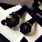 Роскошные брендовые кварцевые часы 2018 для мужчин и женщин, наручные часы для влюбленных, часы для пар с кожаным циферблатом, цифровые часы, женские часы