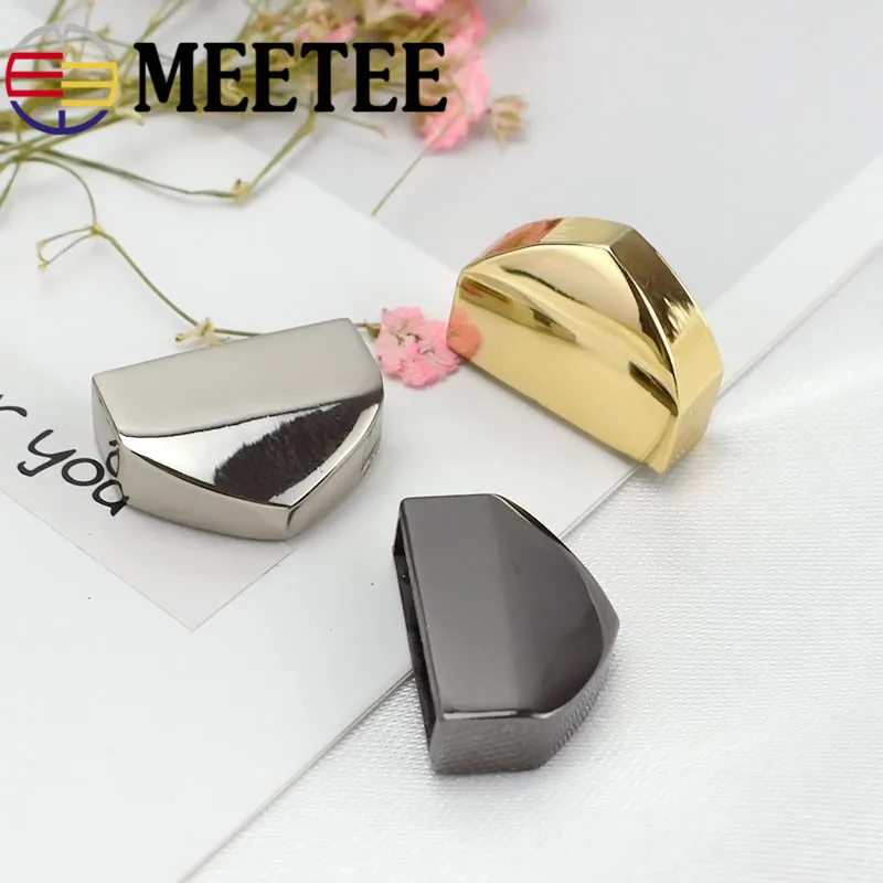 10/20pcs 16mm Metal Zipper Decoration End Clips Stopper Screws Handbag Straps Tail Clasp Cord Lock DIY Hardware Accessories