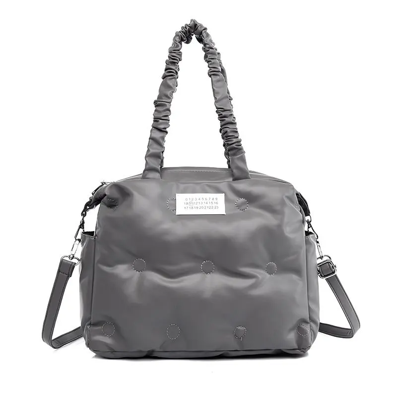 

Женская зимняя сумка, Нейлоновые женские ручные сумки для женщин, модели сумок 2021, мягкие стеганые сумки с подкладкой, женские роскошные бре...