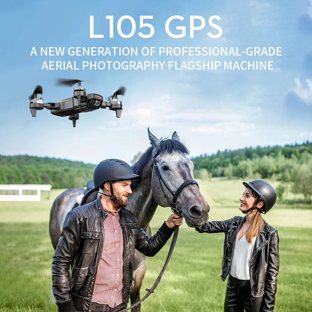 L105 GPS 4K HD Camera Drone Wifi 25min Flight Time Brushless Motor Quadcopter Distance 1km Keep Foldable RC Professional Drones |