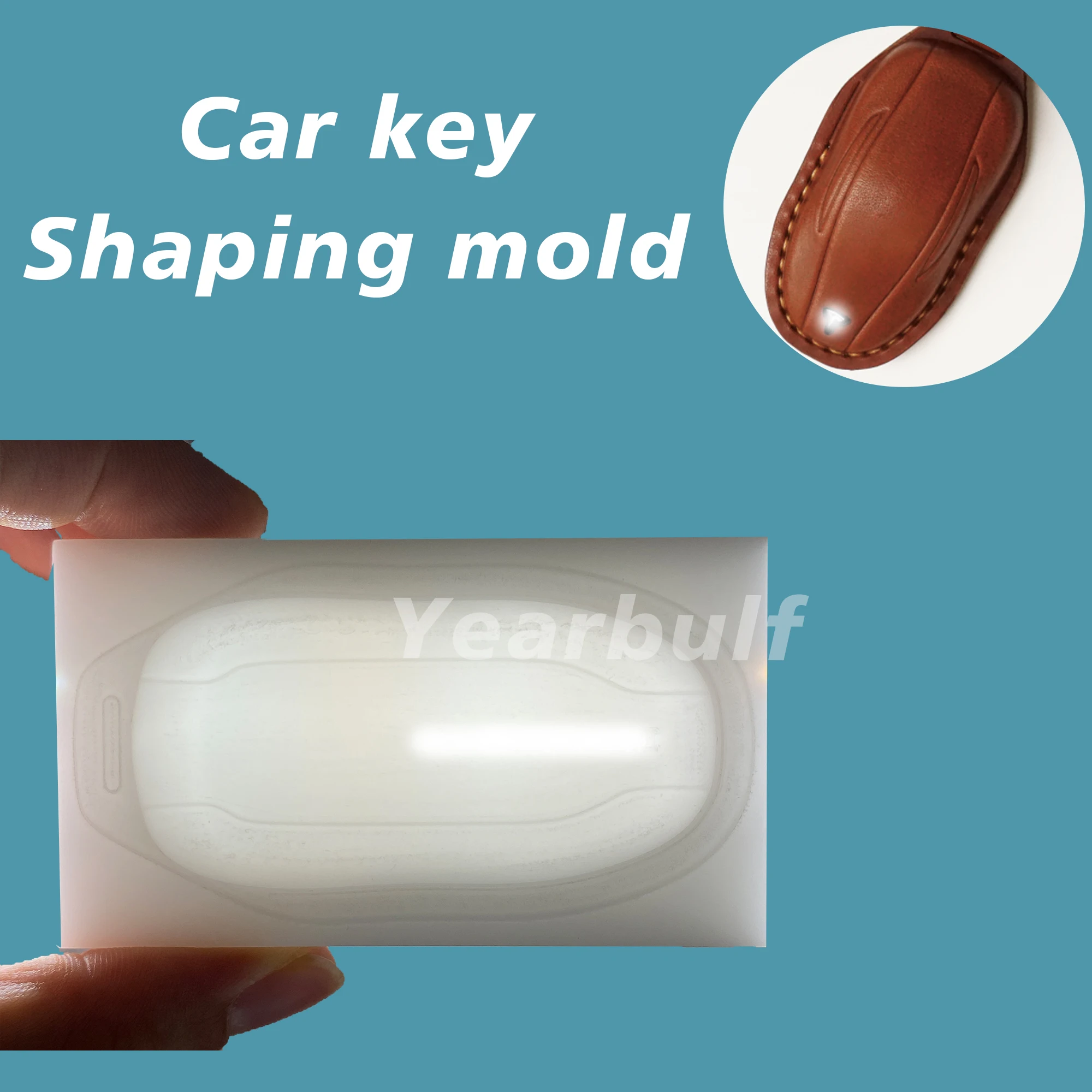 

Кожаная кожа, модель Tesla, цельная Крышка для автомобильного ключа, пластиковый продукт ручной работы, инструмент для холодной формовки «сде...