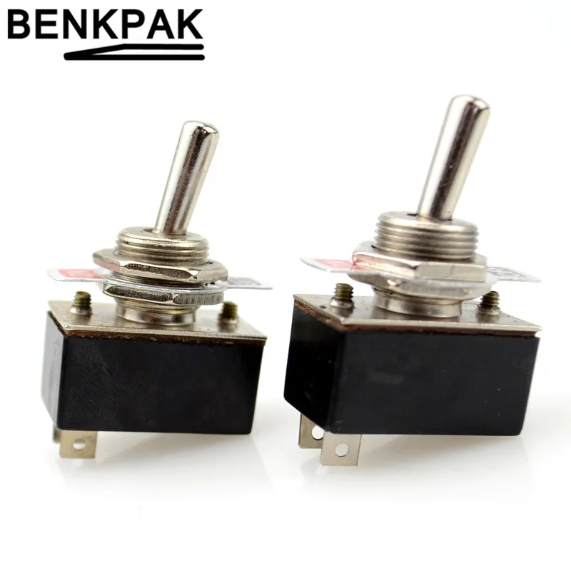 BENKPAK 12 мм 2 контактный переключатель ВКЛ ВЫКЛ|on-off switch|on-off toggle switch |