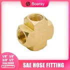 Фитинг из латунного шланга, 2 шт., 14 