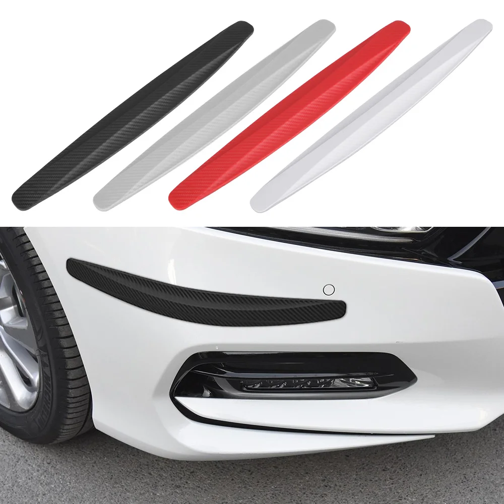 2 шт. наклейки на бампер автомобиля из углеродного волокна|Тюнинговые молдинги| |