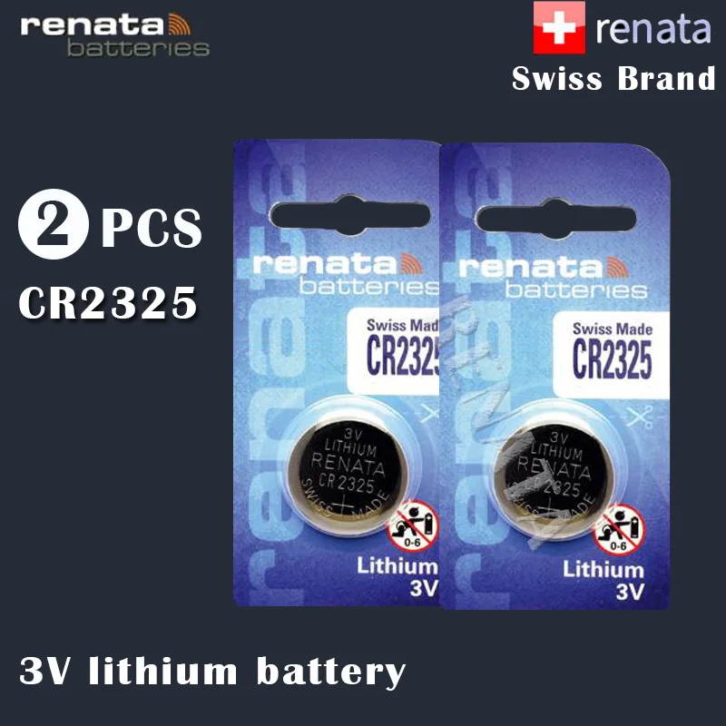 2 шт./лот renata CR2325 3 в 100% оригинал новые часы для автомобильных ключей игрушка с