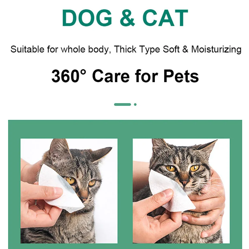 150 шт. Портативный салфетки для домашних питомцев Уход за лошадьми слеза