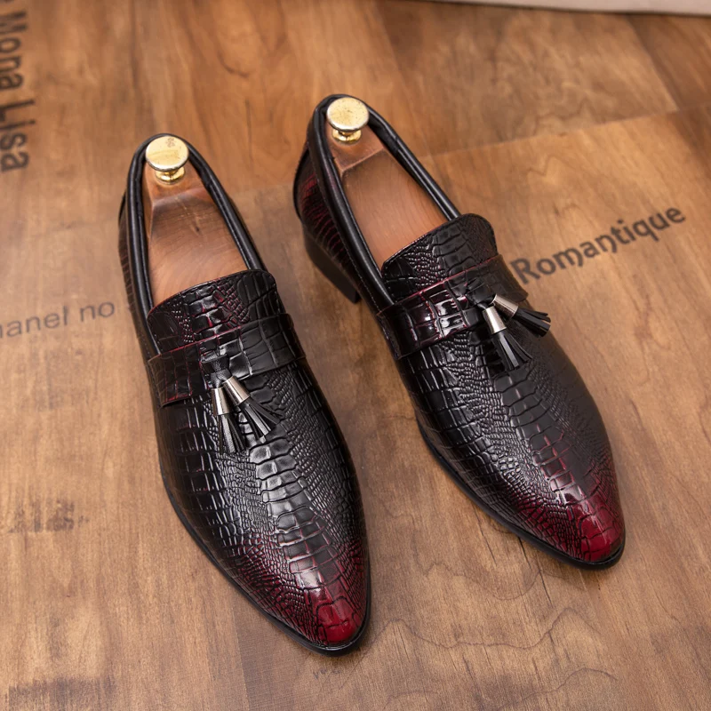 

Men Big Size Leather Shoes Fashion Casual Business Comfortable Genuine Leather Loafers man Work Driving Shoes Flat Leather Shoes