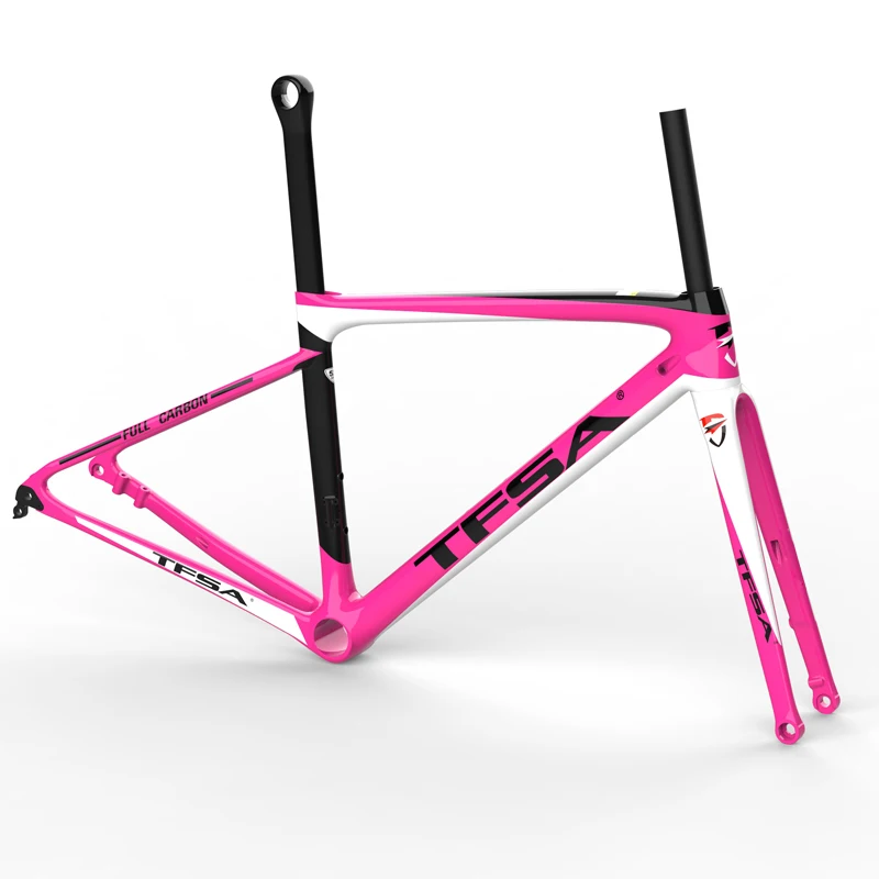 Полный Toray T1000 гоночный велосипед углеродное волокно Frame Bsa/Pf30/Bb30 OEM Краска