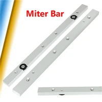 300mm aluminium alloy rail miter bar slider table saw gauge rod woodworking tool silver for build various fixtures 300x19x90mm