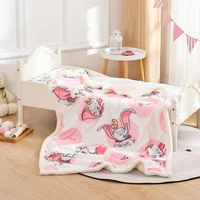 100cmx150cm disney cartoon dumbo mickey mouse cashmere blanket bed cover bedspread coverlet blanket flannel sherpa blankets gift