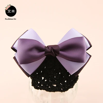 

Men Women Business Wedding Bowtie British Party Necktie Groom Double Layer Elastic Band Pin Alloy Rhinestone Ribbon Bow Tie