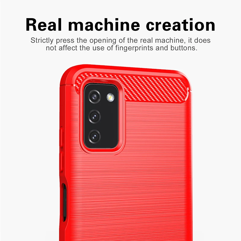 Чехол из углеродного волокна для Samsung Galaxy A03S противоударный чехол M22 M32 M52 A03 Core A13 A33