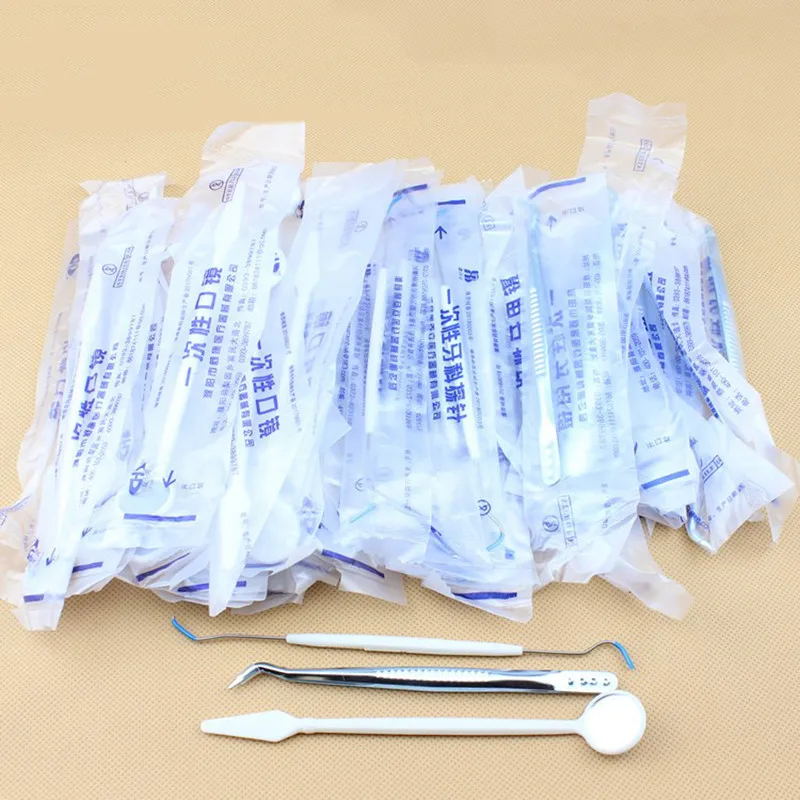 Стоматологический одноразовый медицинский пинцет 100 шт. профессиональный