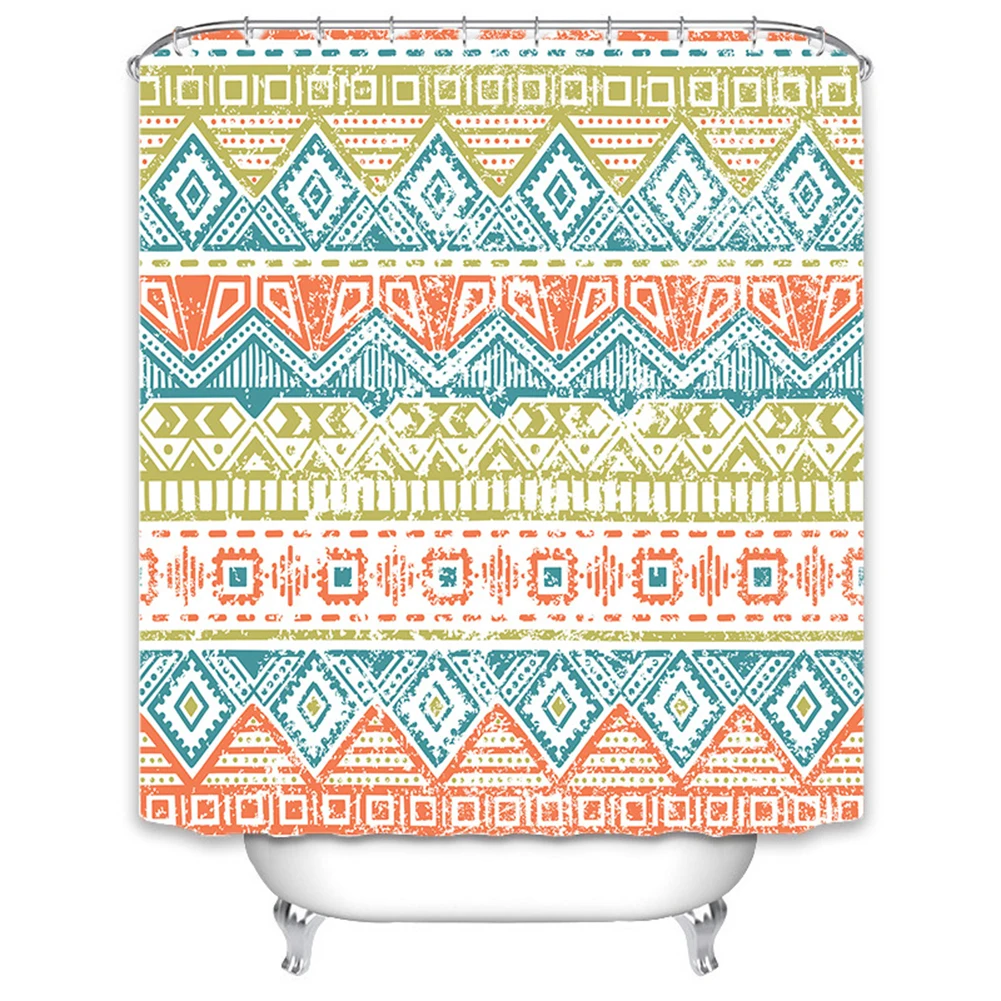 

Nordic style shower curtain bohemian decor shower curtain bathroom creative blackout curtains Home Decorations curtains gift
