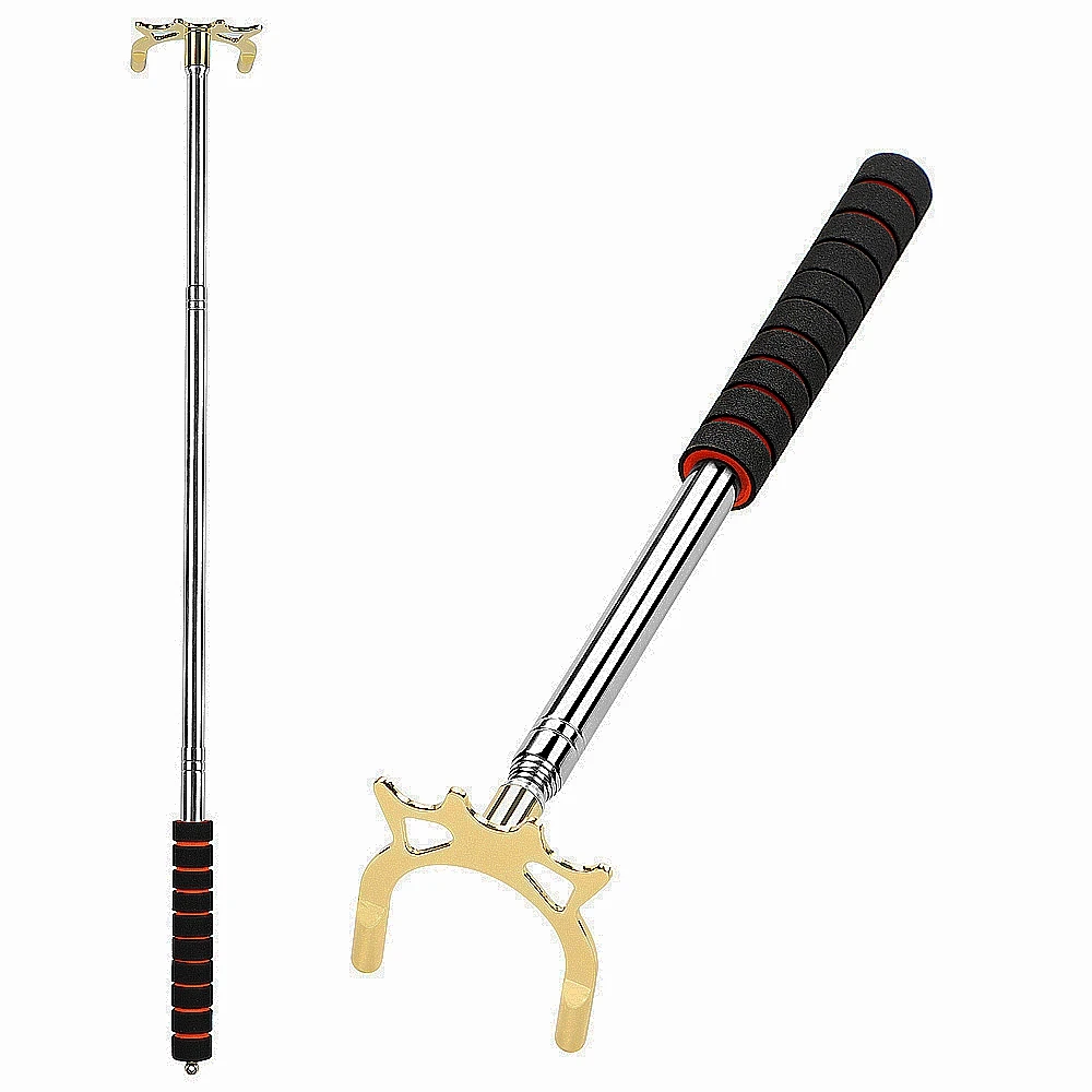 

35cm Retractable Billiards Cue Stick Cue Stick Bridge with Brass Bridge Head Illiards Pool Cue Accessory Stretch Length 1.5m